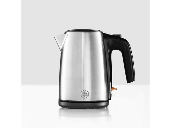 OBH Nordica Centric 6408 - Vattenkokare - 1 liter - 1.7 kW - stål