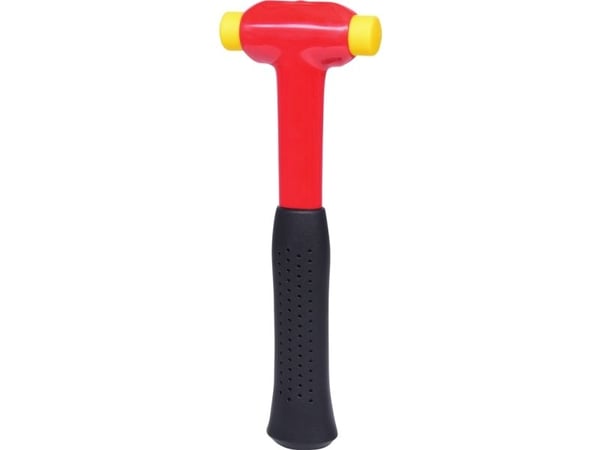 KS Tools 117.1126, Rekyylitön vasara, Poliamid, Musta, Punainen, 30 cm, 560 g, 2,5 cm