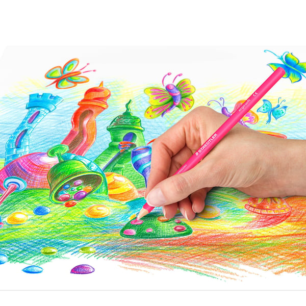 Farveblyanter STAEDTLER® Ergo soft® 157-SB24 - med 24 stk. ass. farver