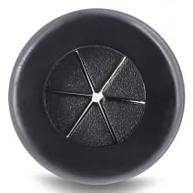 Delock kuminen kaapeliläpivienti pyöreä Ø 20 mm musta 2 kpl