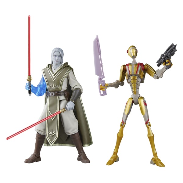 Hasbro Star Wars Black Series Dagan Gera & BX Droid actionfigurer 6 tum (Hybrid)
