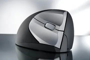 Minicute M0020202, Vasenkätinen, Laser, Langaton RF, 3200 DPI, Musta, Harmaa