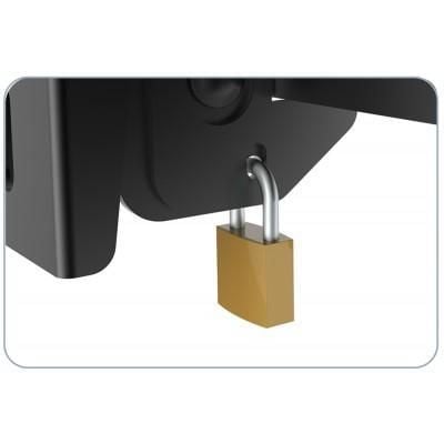Techly ICA-PLB 046F, 177,8 cm (70"), 200 x 200 mm, 600 x 400 mm, 3 - 5°, Terästä, Musta