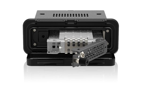 ICY DOCK irrotettava runko 1x2.5''SATA/ SAS/ATA HDD/SSD Dual-Lock f. 3.5''Bay