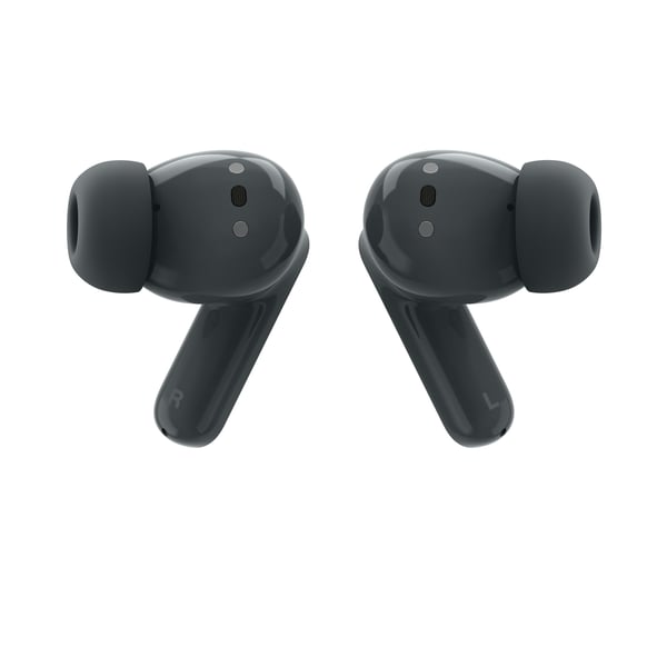 Motorola moto buds bass - True wireless-hodetelefoner med mikrofon - i øret - Bluetooth - aktiv støydemping - pantone mørk skygge