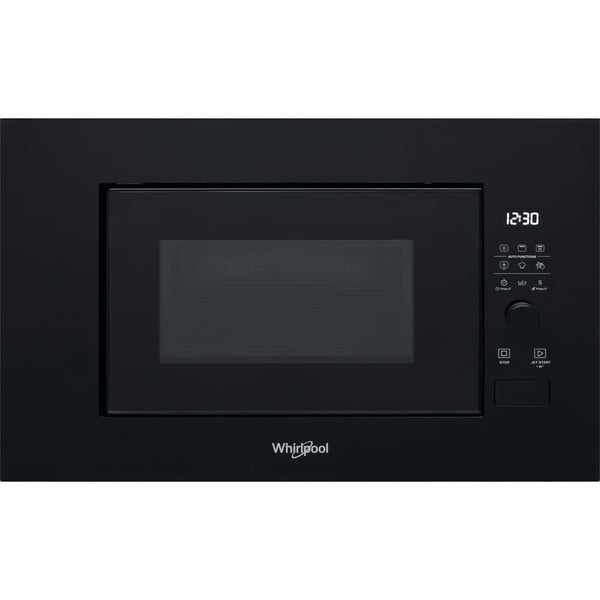 Whirlpool WMF200G NB, Kiinteä, Grillimikroaaltouuni, 20 L, 800 W, Sisäänrakennettu näyttö, Rotaatio, Kosketus