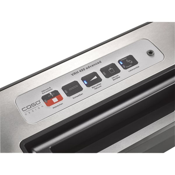 Caso VRH 490 advanced, Svart, Rostfritt stål, 800 mbar, Plast, Rostfritt stål, Röra, GS/CE, 110 W