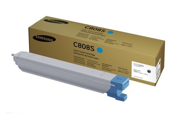 Samsung CLT-C808S cyan originaltoner 20000 sidor för X4220RX/X4250LX/X4300LX