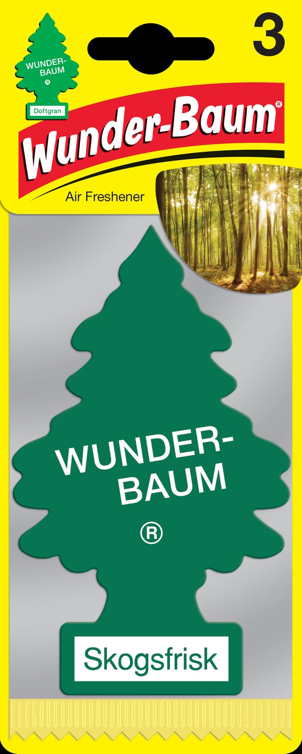 Wunder-Baum Tuoksupuu Forest Fresh - 3 kpl.