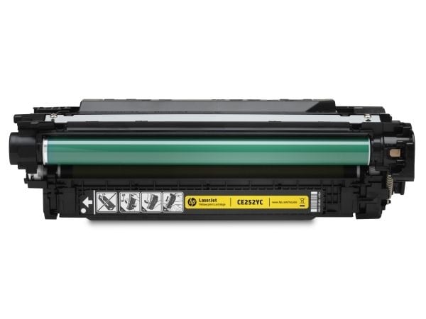 HP Contractual Yellow Optimized Original LaserJet Toner Cartridge (CE252YC), 7000 sider, Gult, 1 stykker
