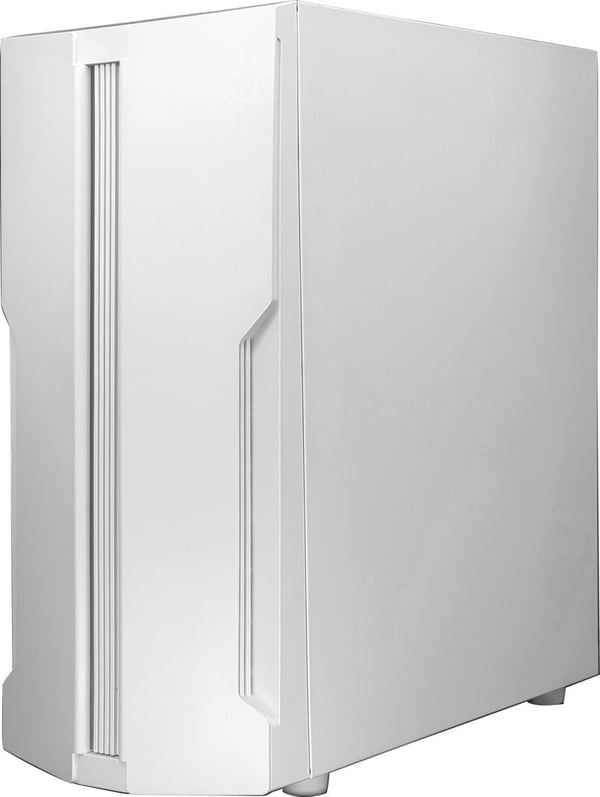 Xilence Performance C X502 - Mid tower - ATX - sidepanel med vindu (herdet glass) - ingen strømforsyning (ATX) - hvitt hus - USB/lyd