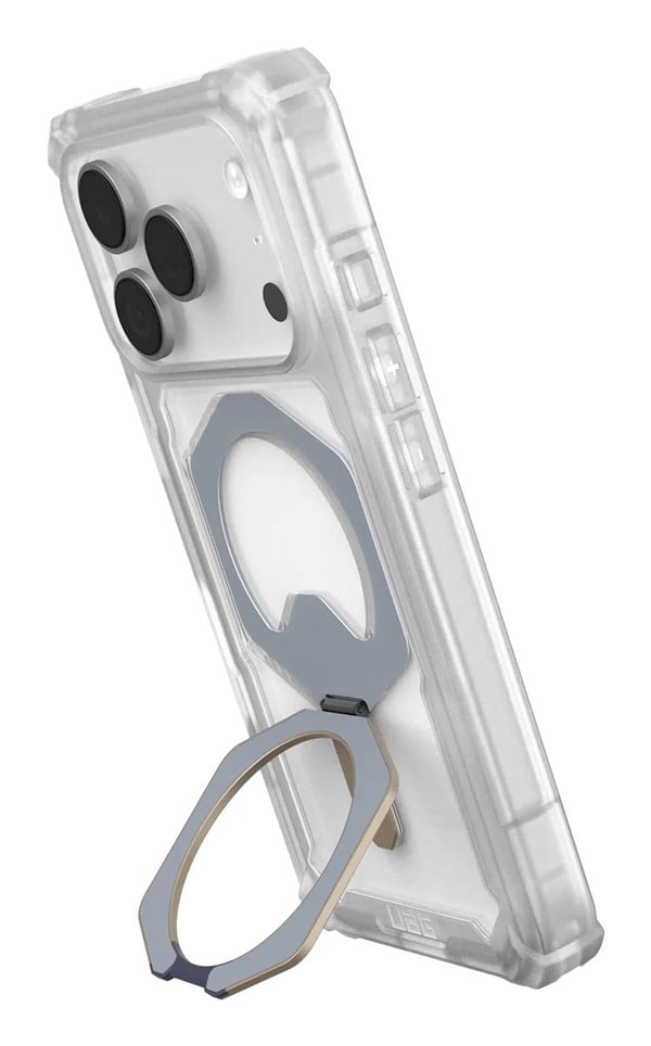 Urban Armor Gear 114527114G36, Mobilskal, Apple, iPhone 17 Pro, 16 cm (6.3"), Titan, Transparent