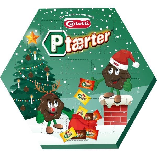 Carletti P-pie joulukalenteri 243.5g