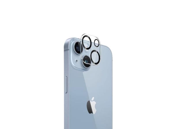 Crong Lens Shield - Kameran ja objektiivin suojalasi iPhone 14 / iPhone 14 Plus -puhelimelle