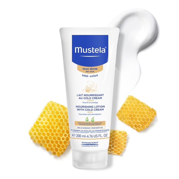 Mustela Nourishing Body Lotion With Cold Cream 200ml For Baby Dry Skin