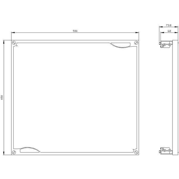Siemens 8GK4501-3KK21, 450 mm, 460 mm, 510 mm, 30 mm, 900 g