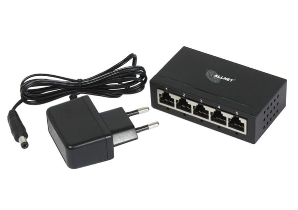 ALLNET 215276, Uhåndtert, L2, Gigabit Ethernet (10/100/1000), Desktop