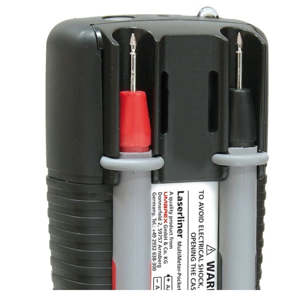 Laserliner MultiMeter-Pocket, Digitaalinen yleismittari, Kädessä pidettävä yleismittari, 2 - 200 V, 2 - 200 V, 10 mV, 10 mV