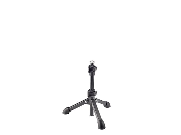 König & Meyer 23150-100-55, Suora mikrofoniteline, Kolmijalkateline, Musta, Terästä, 1/4", 23 cm