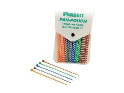 Panduit PP5X50F, Irtirepäistävä johdinside, Sininen, Ruskea, Vihreä, Harmaa, Oranssi, Valkoinen, 2,2 cm, 133 mm, 250 kpl