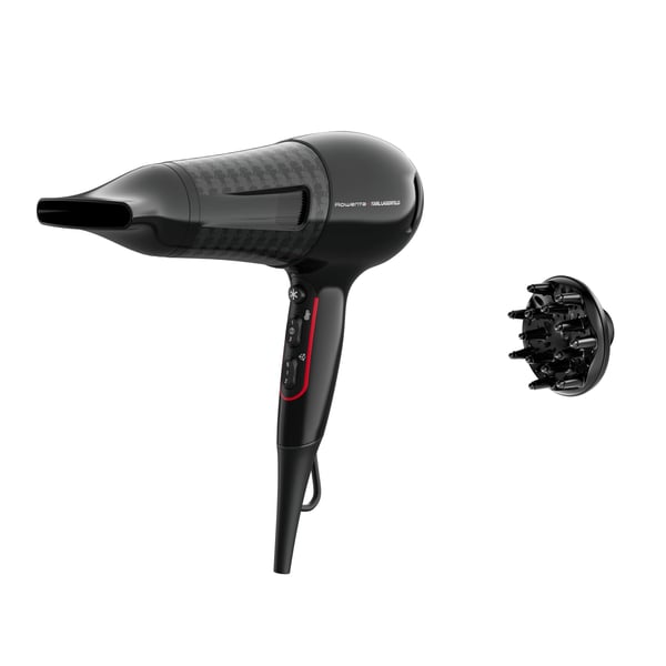 Rowenta x Karl Lagerfeld CV591L Powerline hiustenkuivaaja 2300 W, musta