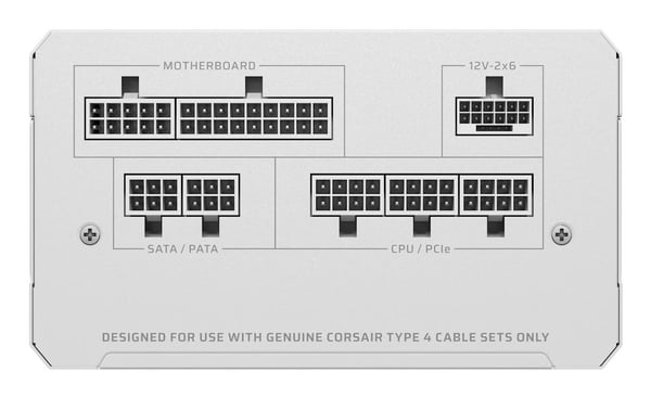 Corsair RM850e (2025), 850 Watt, ATX 3.1, PCIe 5.1, Cybenetics GOLD - White