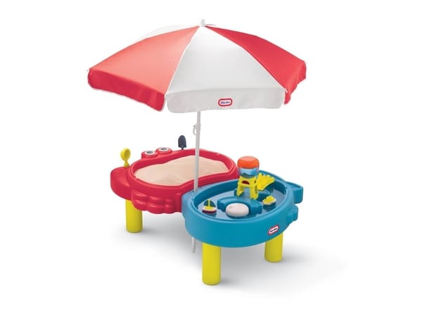 Little Tikes Sandbox vesipöytä sateenvarjolla 120x83 cm (401L)