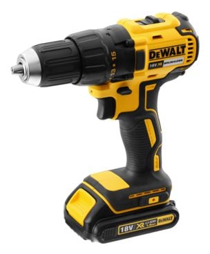 DeWALT DCD778D2T-QW - Slagborr/skruvdragare - sladdlös - 2 hastigheter - säkrad chuck 13 mm - 65 N·m - 2 batterier - 18 V