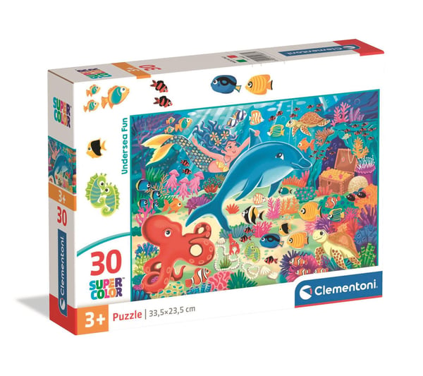 Clementoni Pussel SuperColor Undersea Fun 30 bitar (20837)