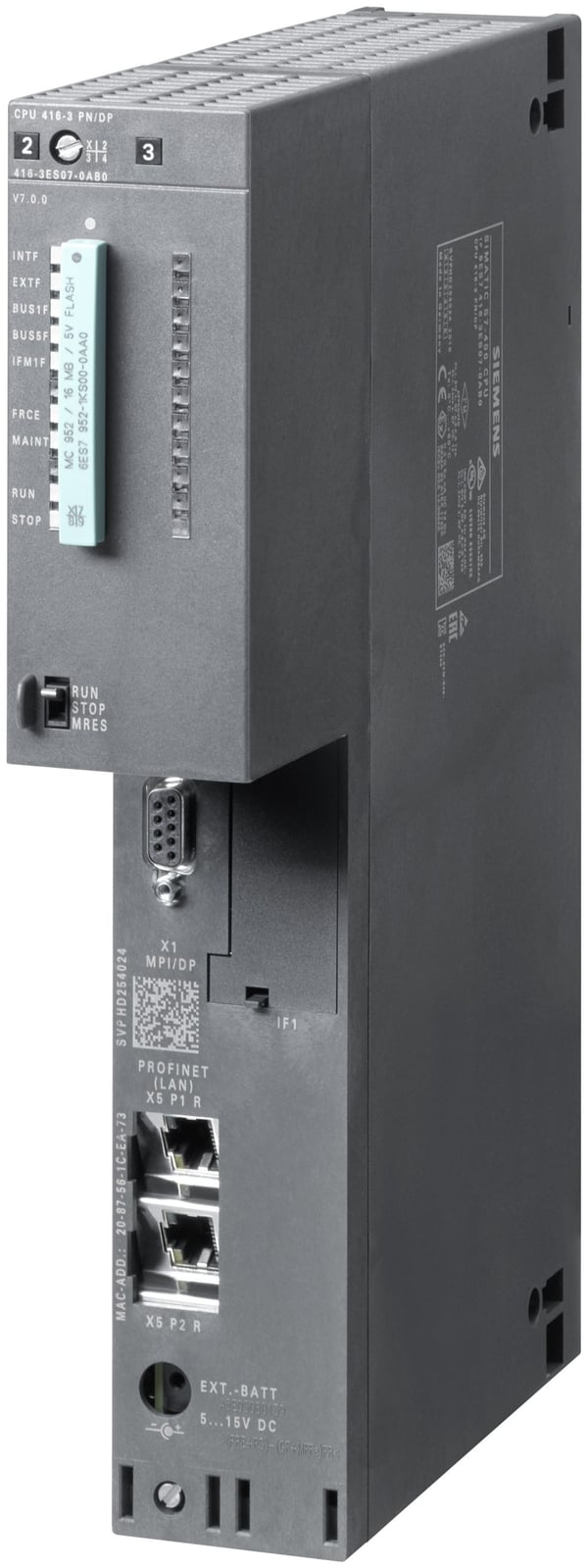 Siemens 6ES7416-3ES07-0AB0 6ES74163ES070AB0 PLC-centralbyggegruppe