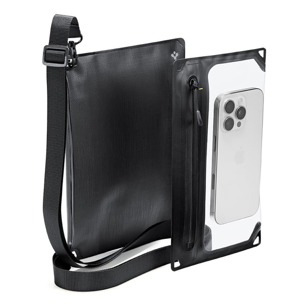 Spigen A640 Aqua Shield, Rannalle, Telttailu, Vesiurheiluaktiviteetti, Universaali, musta, Läpinäkyvä, Termoplastinen polyuretaani (TPU), Vetoketju...