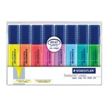 Tekstmarker Staedtler Textsurfer Classic 364 med 8 stk. ass. farver