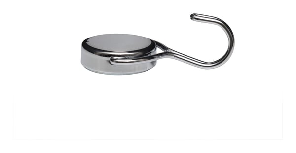 MAUL 6155696, inomhus, Universalkrok, Nickel, Stål, Magnet, 30 kg