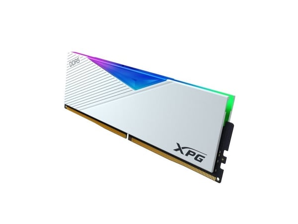 ADATA DDR5 64GB - 6000 - CL - 30 - Dual-Kit - , AX5U6000C3032G-DCLARWH, Lancer RGB, XMP, valkoinen
