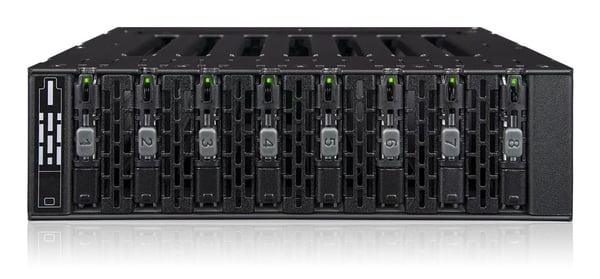 ICY DOCK ToughArmor MB873MP-B V2 SSD-kabinett 8x M.2 NVMe PCIe 4.0