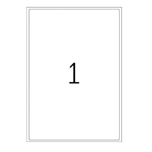 Xerox 003R91225, Valkoinen, Itse kiinnittyvä tulostintarra, A4, Laser/Inkjet, Akryyli, Kiinteä