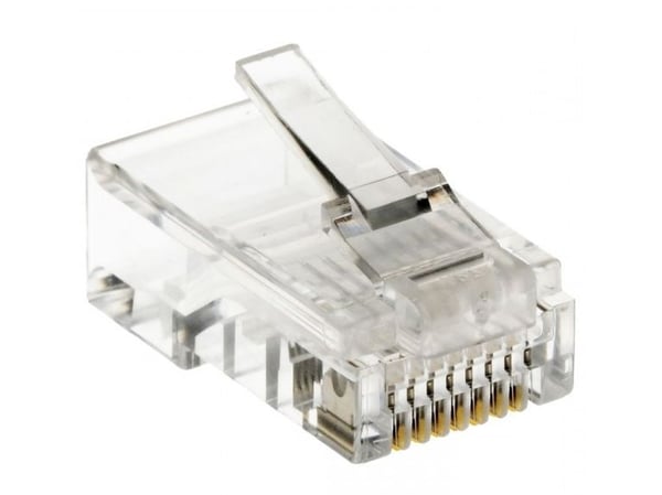 Helos 014166, RJ45, Läpinäkyvä, Muovi, 100 kpl