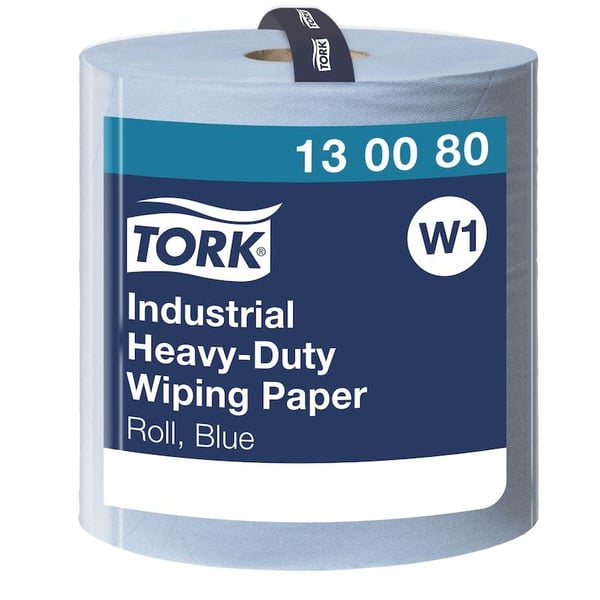 Tørkepapir Tork W1 Ekstra kraftig, blå