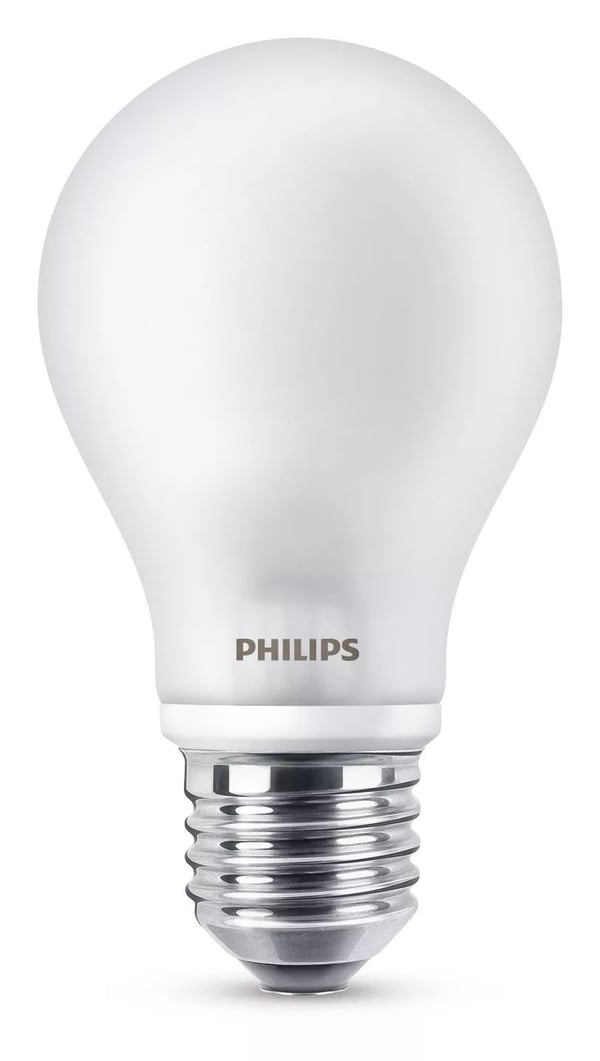Philips Classic LEDBulb - LED-lyspære - form: A60 - mattslipt finish - E27 - 7 W (ekvivalent 60 W) - klasse A++ - 2700 K