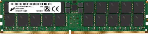 Micron - DDR5 - moduuli - 64 GB - DIMM 288-PIN - 5600 MHz / PC5-44800 - CL46 - rekisteröitynä