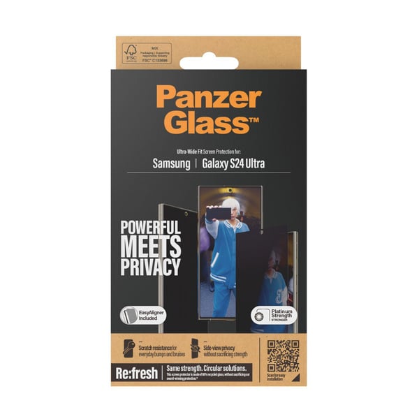 PanzerGlass™ | Privacy Edition - Skjermbeskytter - Ultra-Wide Fit | Galaxy S24 Ultra