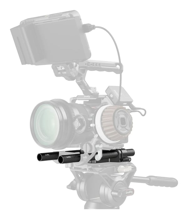 SmallRig 5609, Asennuslevy, musta, Hiilikuitu, Silikoni, 1/4, 3/8", 106 mm, 26 mm