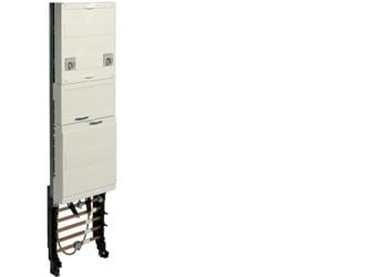 Hager ZH3EH22, vit, 250 mm, 1050 mm