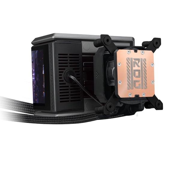 ASUS ROG RYOU IV 360 ARGB - Kylsystem med vätska till processorn - (för: AM4, AM5, LGA1700, LGA1851, LGA1200, LGA115x Socket) - koppar - 120 mm