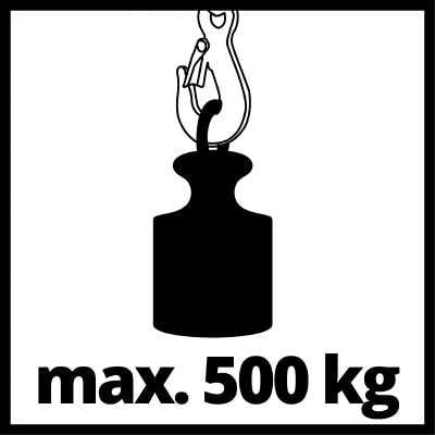 Einhell TC-EH 500 wiretalje 500 kg 1000 W