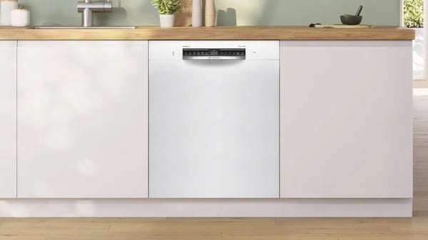 Bosch Series 6 SMU6ZCW10S Oppvaskmaskin for underbenk med PerfectDry/Zeolith - Hvit