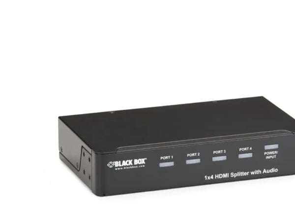 Black Box AVSP-HDMI1X4 HDMI-splitter 1x4 med ljud
