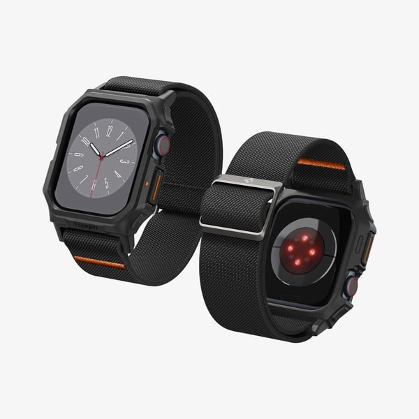 Spigen Lite Fit Pro, Boks, SmartWatch, Sort, Apple, Apple Watch (42mm), Polyester, Termoplastisk polyuretan (TPU)