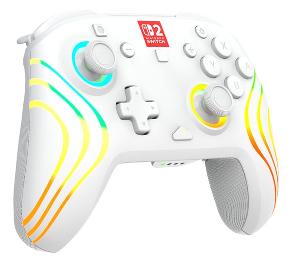 Turtle Beach Afterglow Wave - Håndkonsoll - trådløs - hvit - for Nintendo Switch, Nintendo Switch 2, Nintendo Switch Lite, Nintendo Switch OLED