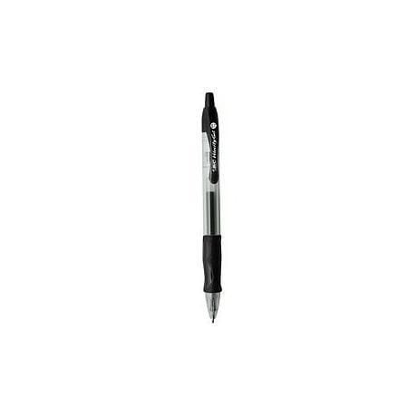 BIC VELOCITY - Rulleballpenn - svart - gelblekk - 0.7 mm - medium - retraktil (en pakke 12)